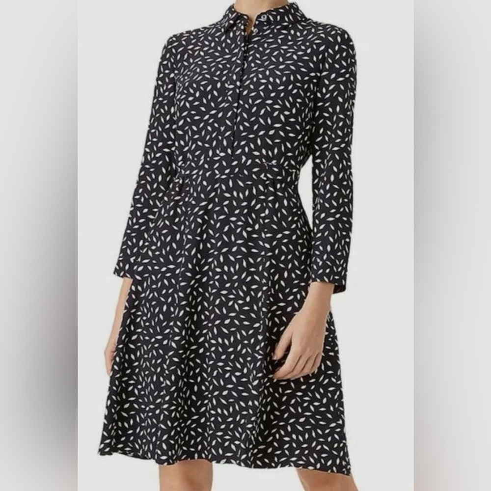 Hobbs London Fit & Flare Shirt Dress 6